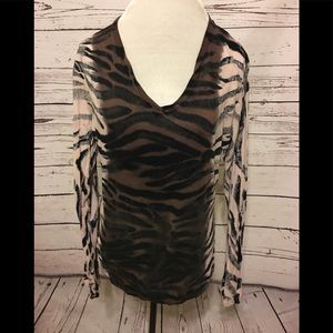 Liberation Super soft zebra stripe tee